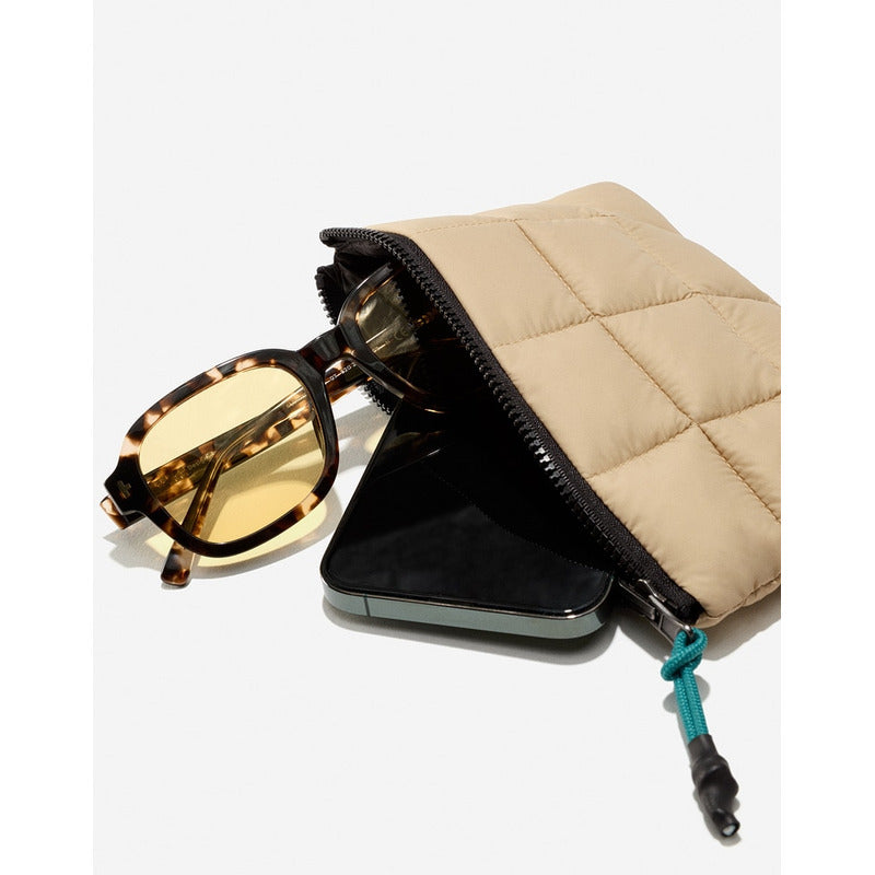 Estuche De Lentes Hawkers - Zipper Pouch - Sand Beige