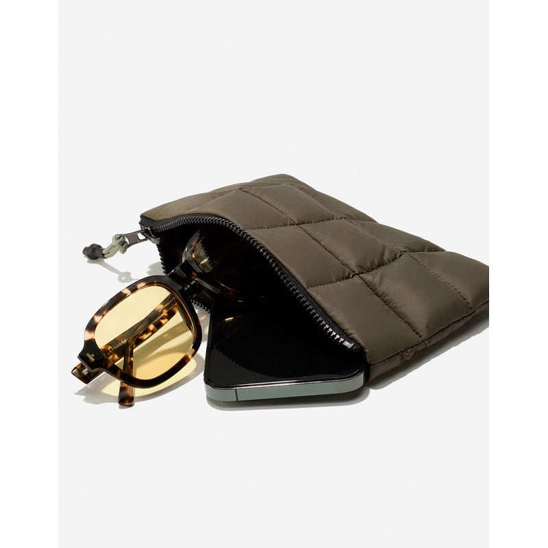 Estuche De Lentes Hawkers - Zipper Pouch - Military Green Verde