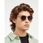 Lentes De Sol Hawkers Moma Midtown Black Grey Polarizado Negro Espejo