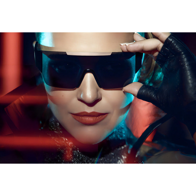 Lentes De Sol Hawkers - Paula Echevarría - Rubin - Negro Y Dorado Espejo