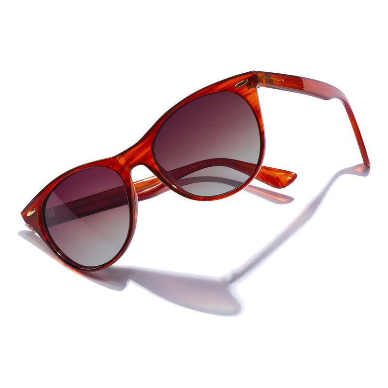 Lentes De Sol Hawkers Harlow Polarizado Para Hombre Y Mujer Color De La Varilla Marrón Diseño Marrón Polarizado
