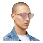 Lentes De Sol Hawkers Air Rose Gold Feline Feline Rosa Dorado