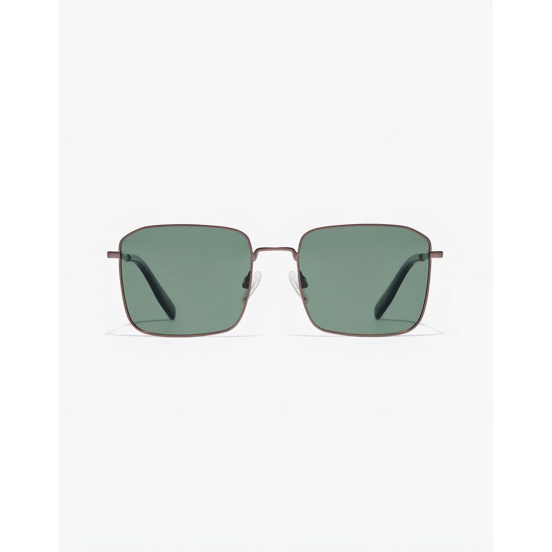 Gafas De Sol Hawkers Iris Polarized Gun Metal Alligator Lente Verde Varilla Gris Armazón Gris Diseño Mirror Espejo