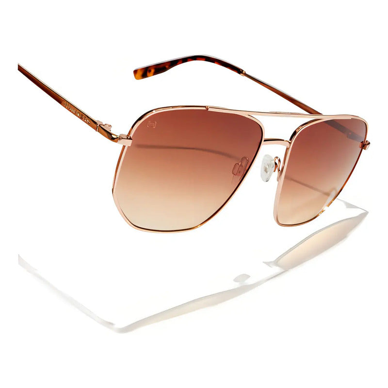 Lentes De Sol - Manuel Turizo - Cad Marrón gold Mirror Carey