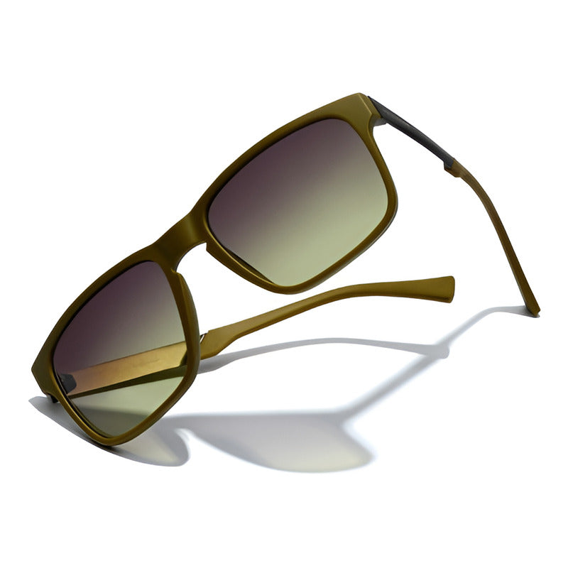 Lentes De Sol - Peak Metal Olive Gardient Moss