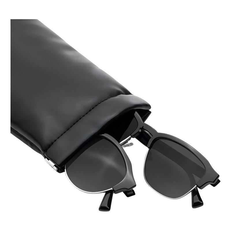 Estuche Lentes De Sol Hawkers - Double Pouch - Black / Fluor Negro