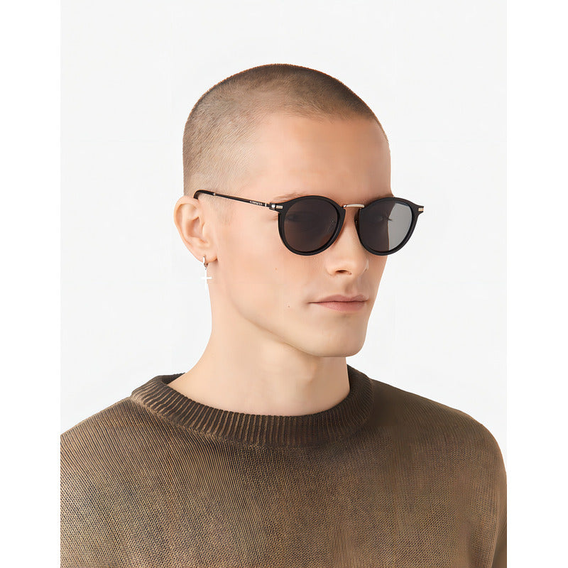 Lentes De Sol - Dealer Polarizado Negro Plateado