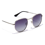 Gafas De Sol Hawkers Sixgon Hombre Y Mujer Elige Tu Color Lente Gris Oscuro Armazón Plateado
