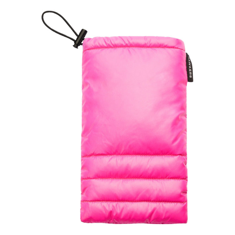 Hawkers - Funda De Nylon Acolchada Para Lentes De Sol - Rosado/plateado