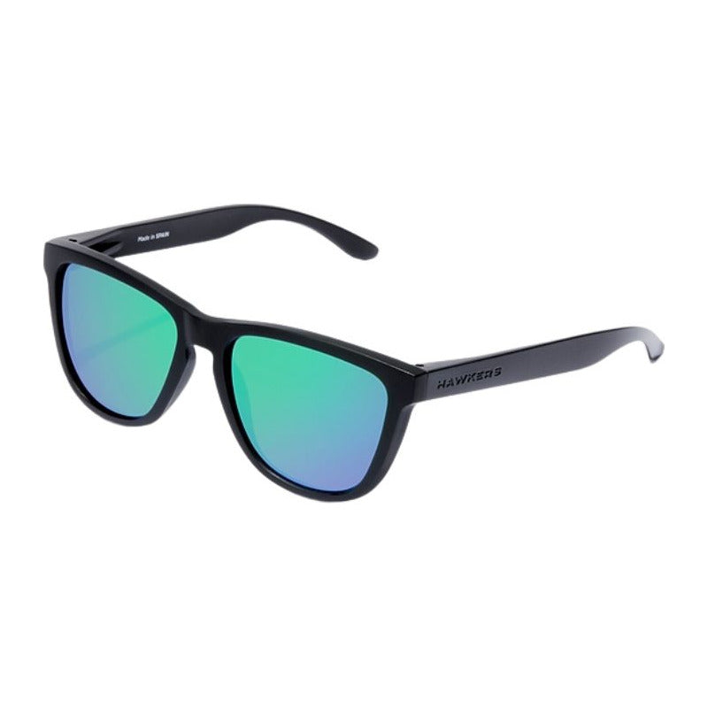 Lentes De Sol Hawkers One Raw Black Emerald Polarizado Negro/turquesa
