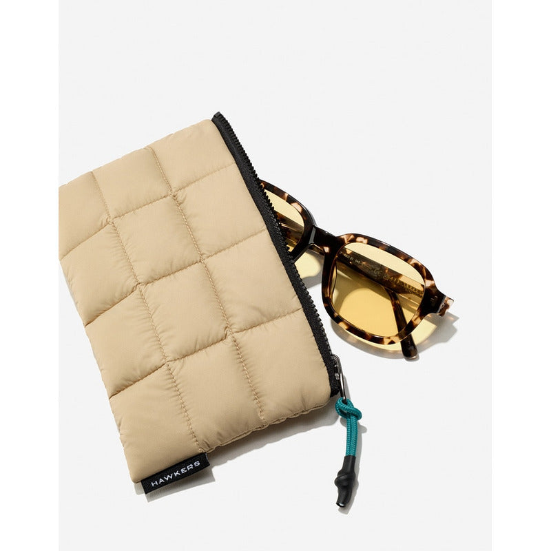 Estuche De Lentes Hawkers - Zipper Pouch - Sand Beige