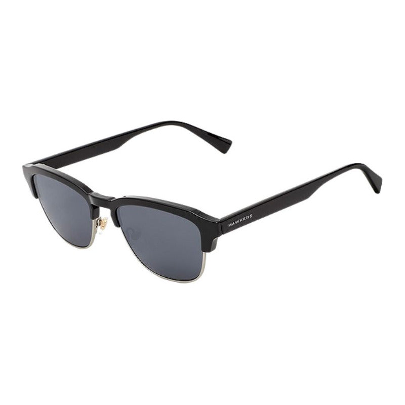 Lentes De Sol Polarizados Hawkers New Classic Dark Polarizado Negro Polarized Dark Negro Pulido/plata Negro Pulido