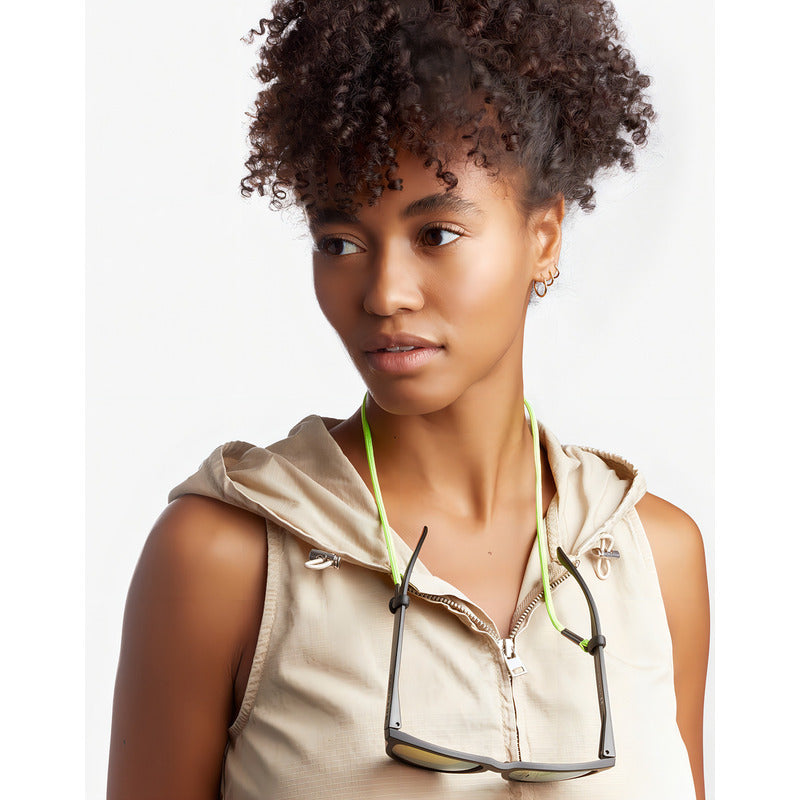 Hawkers - Cordón Fino Para Lentes De Sol - Verde/amarillo