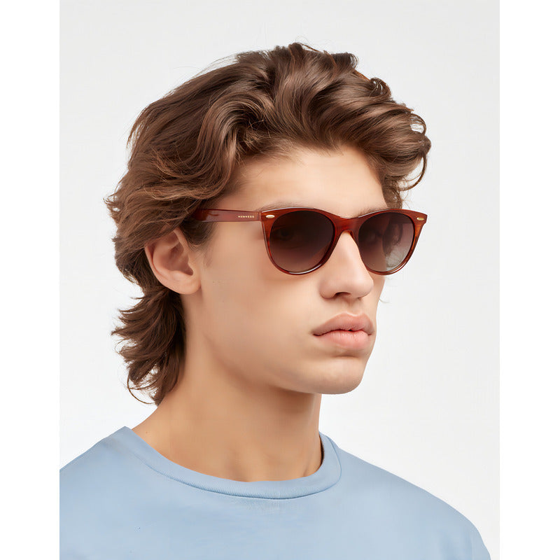 Lentes De Sol Hawkers Harlow Polarizado Para Hombre Y Mujer Color De La Varilla Marrón Diseño Marrón Polarizado
