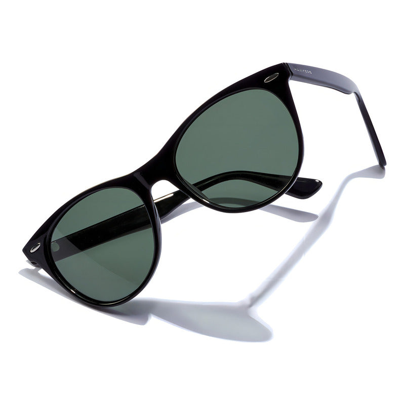 Lentes De Sol Hawkers Harlow Polarizado Para Hombre Y Mujer Color De La Varilla Negro Diseño Verde Polarizado