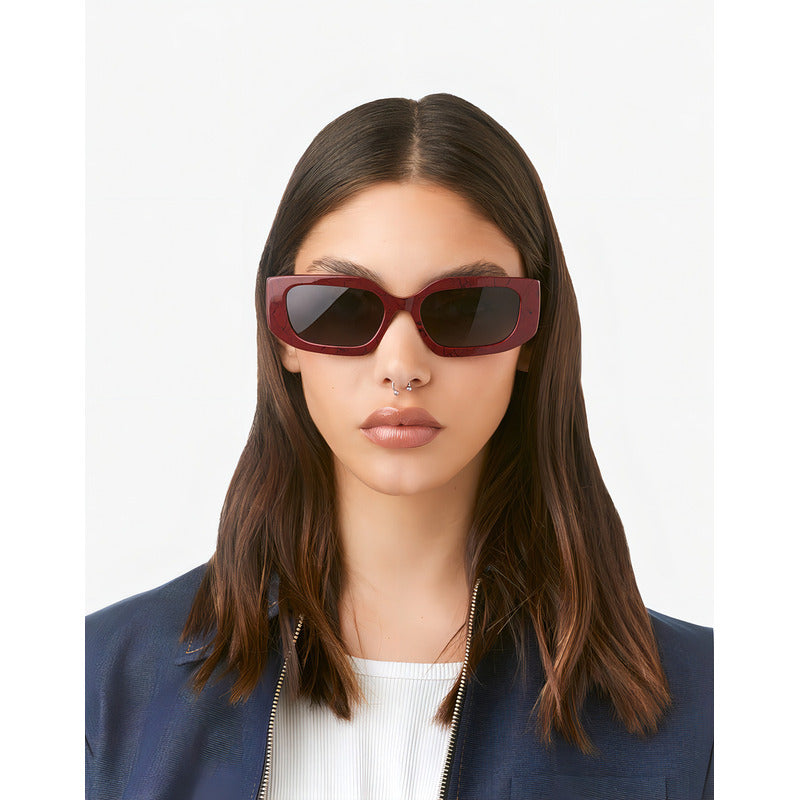 Lentes De Sol - Trendset Red Marble Black