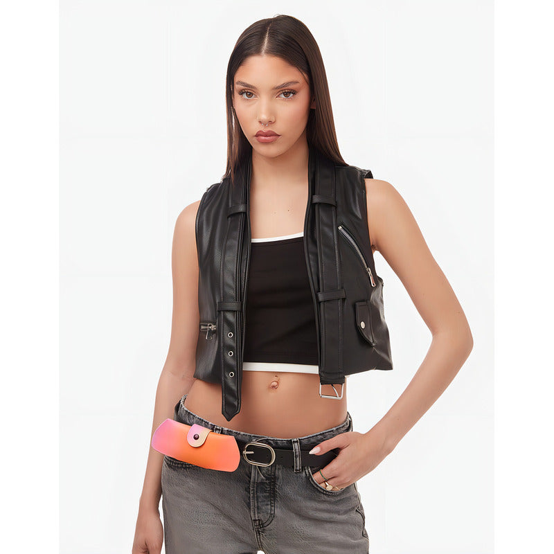 Hawkers - Estuche De Sol - Belt Soft Case - Rosado/naranja