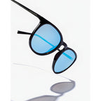 Lente De Sol - Hawkers - Ollie - Polarizado - Negro Chrome Azul