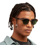 Lentes De Sol - Classic Rounded Polarizado Green