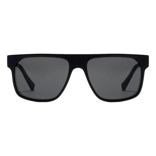 Anteojos De Sol Polarizados Hawkers Cheedo Armazón Negro Mate Y Lente Gris Oscuro