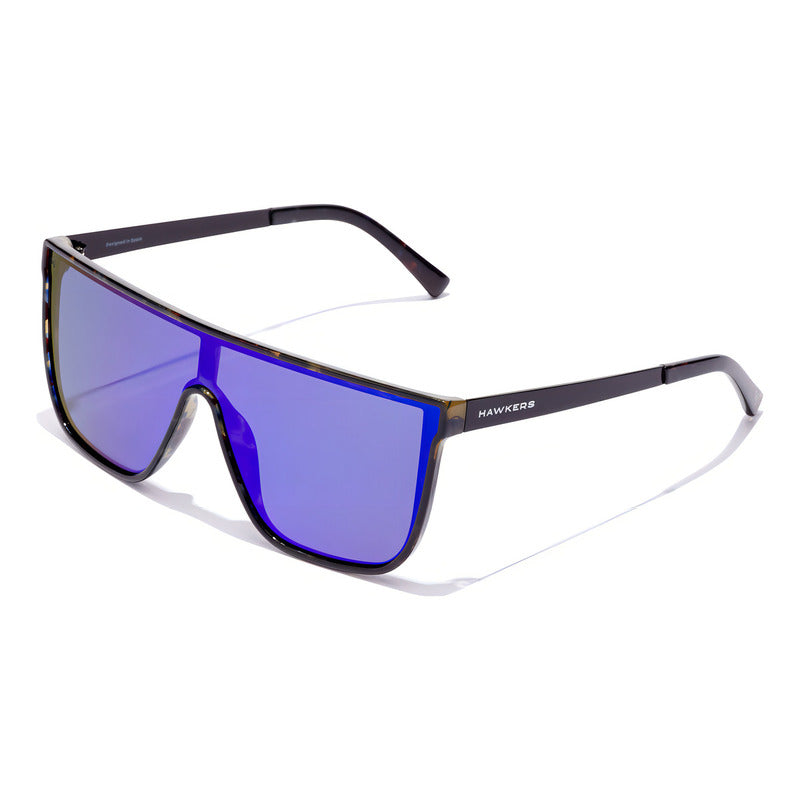 Lentes De Sol Hawkers Weed Carey Clear Blue Polarizado Azul Azul Polarizado Negro