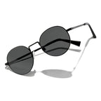 Lentes Hawkers Lifestyle Moma Polarized Matte Color Negro Silver Black Gradient Plateado Mate/negro/dorado Mate Plateado Mate/negro