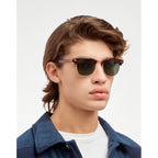 Lentes De Sol - Classic Bold Polarizado Carey Green
