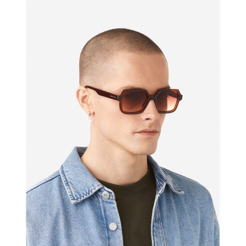 Lentes De Sol Hawkers Minimal Max Hombre Y Mujer Elige Color Lente Marrón Armazón Marrón