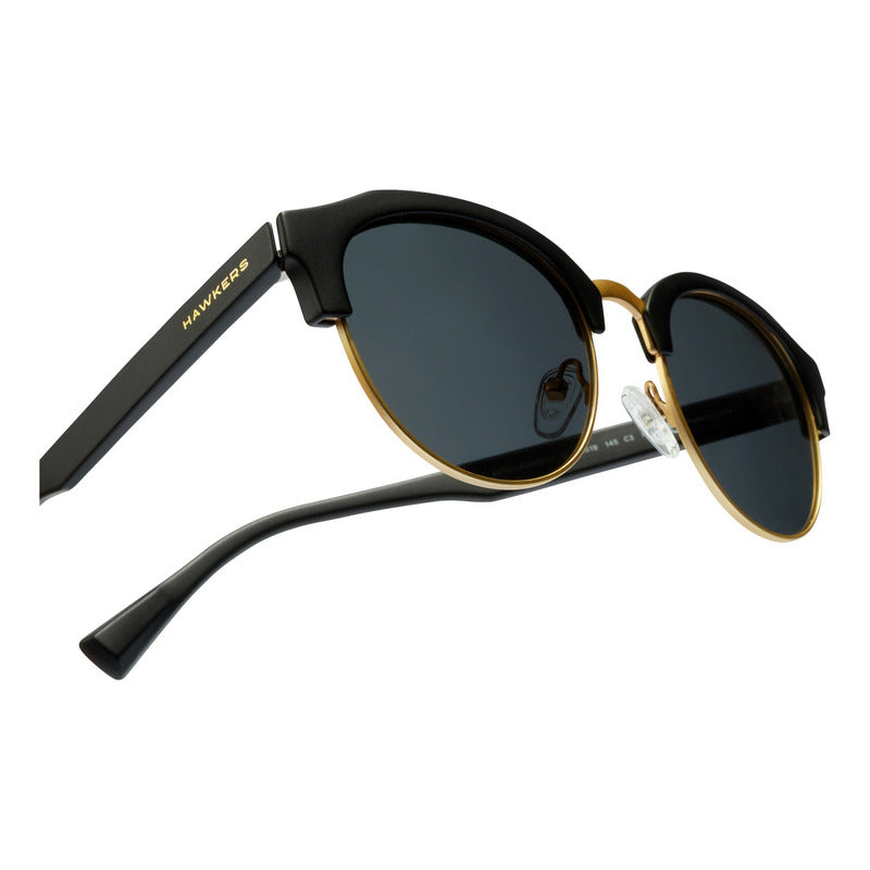 Lentes De Sol - Classic Rounded Polarizado Gold Dark