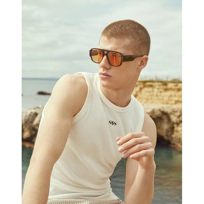 Lentes De Sol - Hawkers - Vietri Marrón Oscuro Miel
