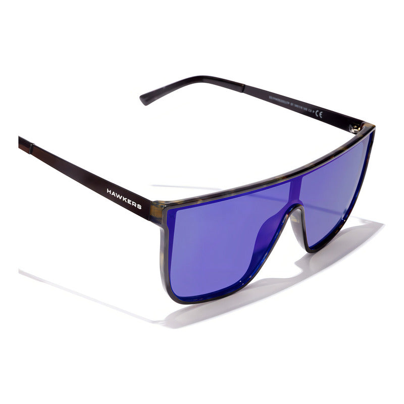 Lentes De Sol Hawkers Weed Carey Clear Blue Polarizado Azul Azul Polarizado Negro