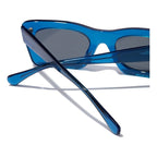 Lentes De Sol Hawkers Paula Echevarría Electric Blue Lauper Azul Eléctrico Negro