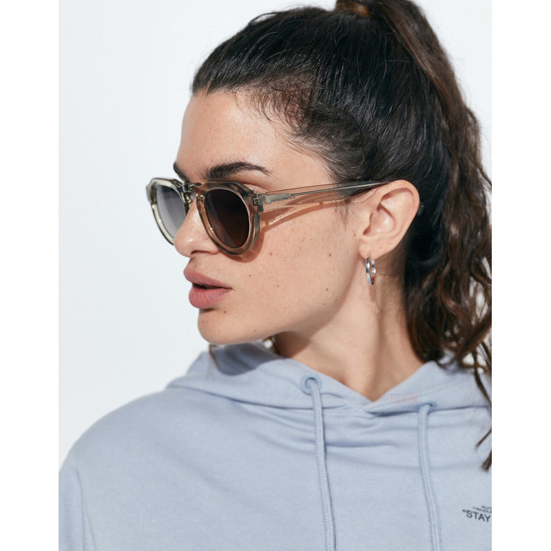 Gafas De Sol Hawkers Warwick Uptown Hombre Y Mujer Color De La Lente Gris Color De La Varilla Gris Color Del Armazón Gris Diseño Mirror Espejo Transparente Negro