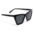 Lentes De Sol Hawkers Flush Polarizado Negro Espejo