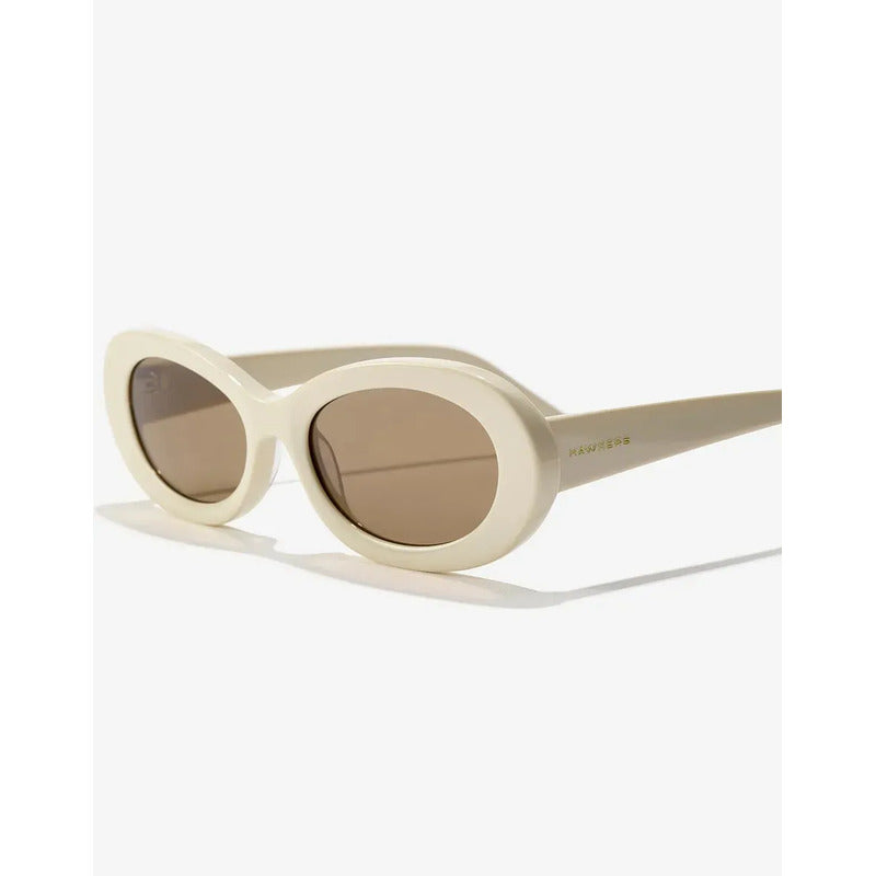 Lentes De Sol - Hawkers - Glimmer - Crema Marrón Claro