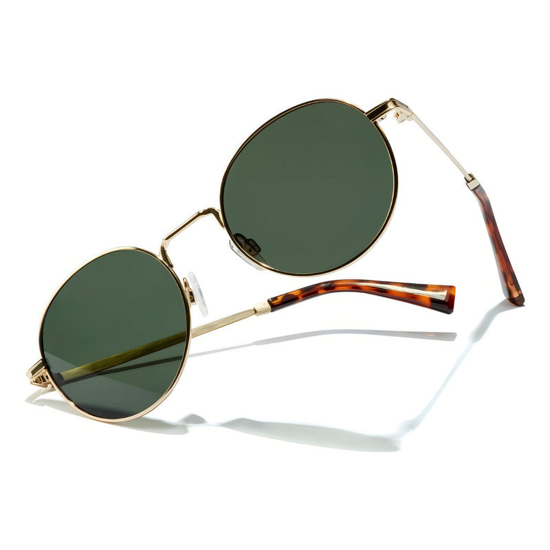 Lentes De Sol - Moma Polarizado Gold Green Carey
