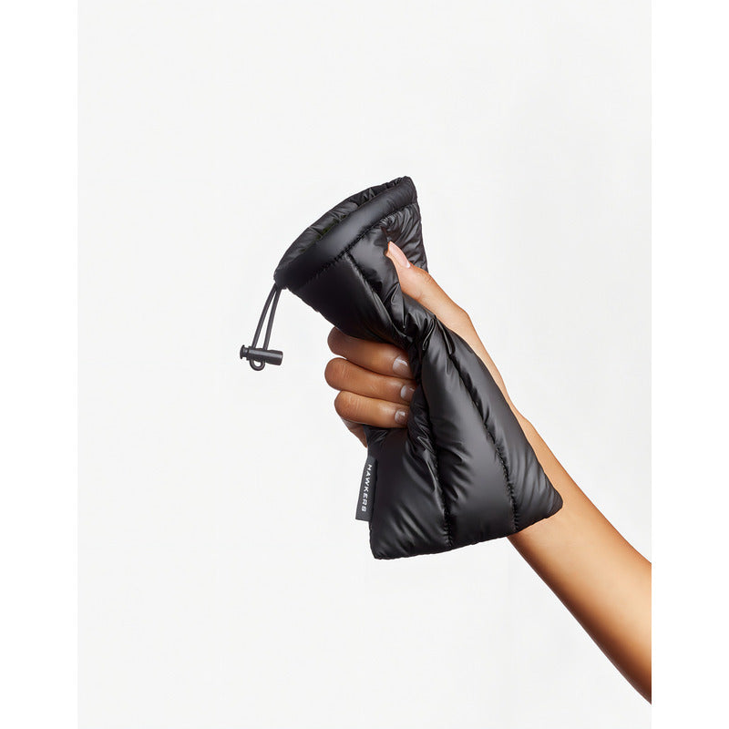 Hawkers - Funda De Nylon Acolchada Para Lentes De Sol - Negro/amarillo