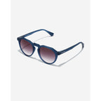 Gafas De Sol Polarizadas Hawkers Warwick Raw Hombre Y Mujer Lente Violeta Varilla Azul Armazón Azul Diseño Gradient