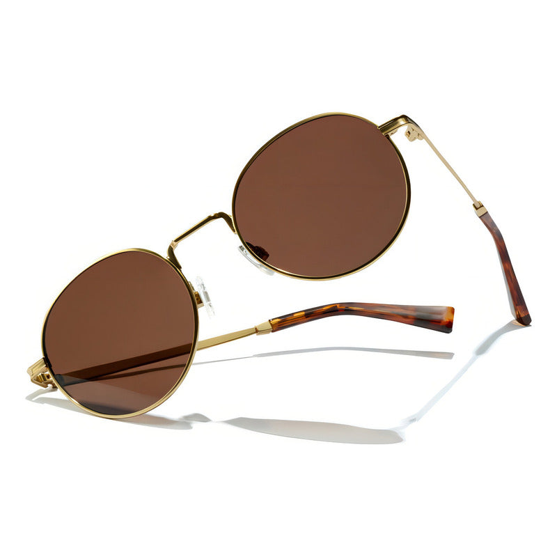 Lentes De Sol Hawkers Moma Polarized Gold Havana Dorado Océano Marrón Oscuro Dorado Mate/habana