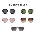 Anteojos De Sol Hawkers Lifestyle Chain Talle Adulto Armazón Marrón/dorado Y Lente Marrón