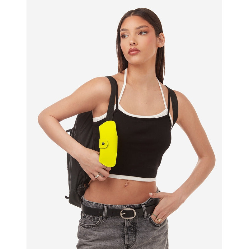 Estuche Lentes De Sol - Belt Soft Case Amarillo