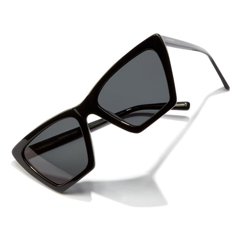 Lentes De Sol Hawkers Flush Polarizado Negro Espejo