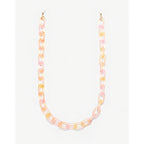 Cadena Eslabones Acrílico Lentes De Sol - Rosado Amarillo