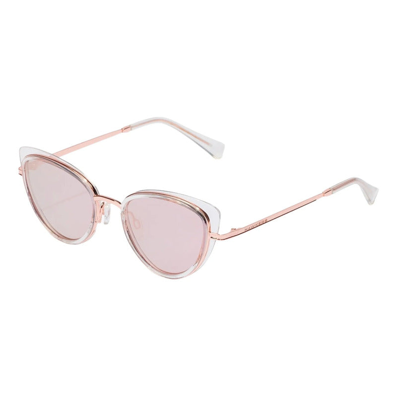 Lentes De Sol Hawkers Air Rose Gold Feline Feline Rosa Dorado
