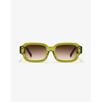 Lentes De Sol - Hawkers - Azure - Green Earth Estilo Retro Verde Musgo Marrón Claro Carey