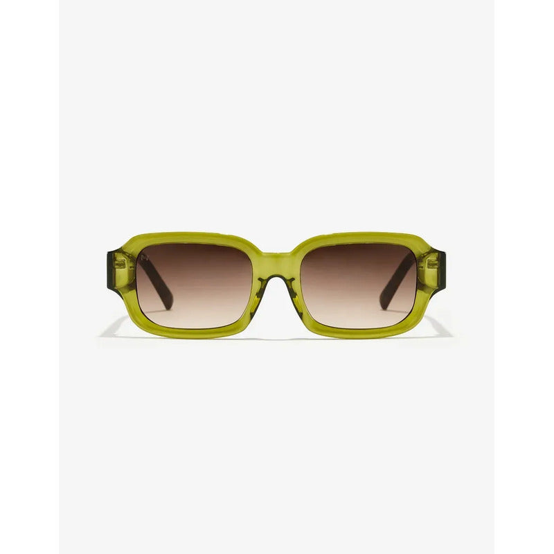 Lentes De Sol - Hawkers - Azure - Green Earth Estilo Retro Verde Musgo Marrón Claro Carey