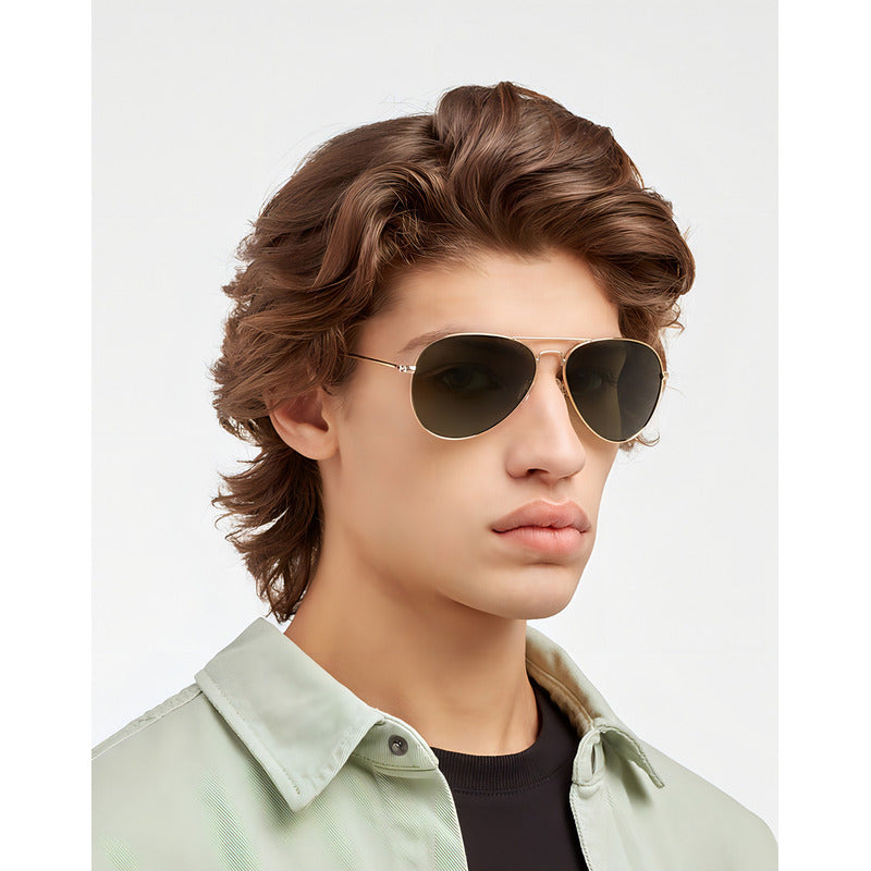 Lentes De Sol - Hawk Polarizado Gold Green