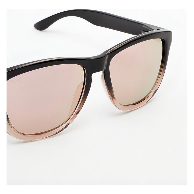 Lentes De Sol Polarizados Hawkers Fusion One Negro/oro Rosa