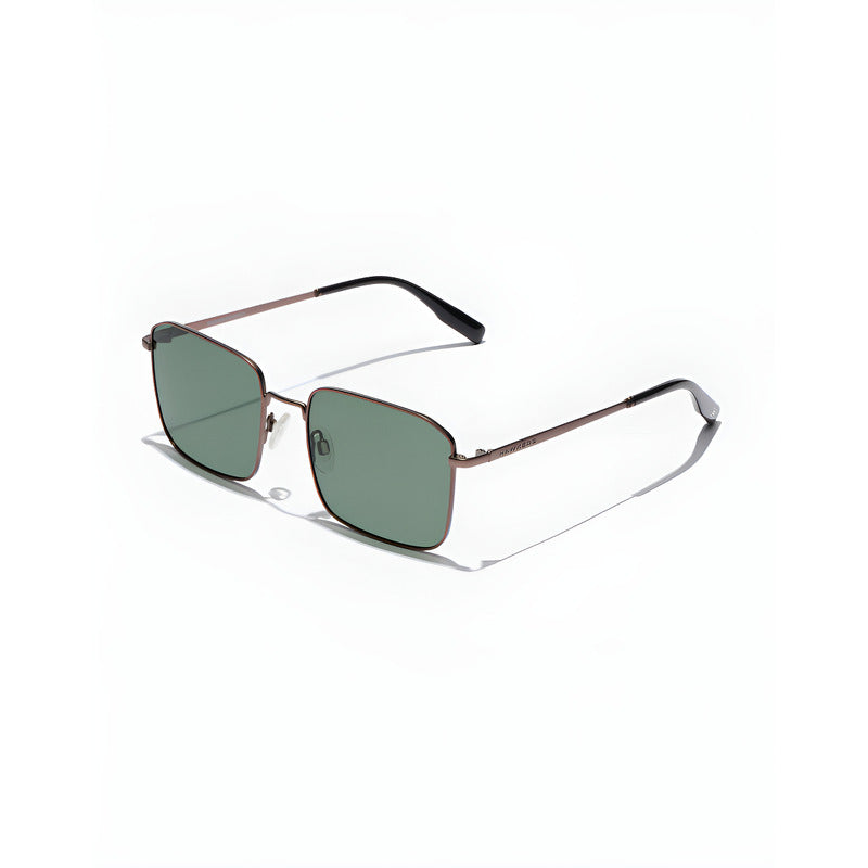 Gafas De Sol Hawkers Iris Polarized Gun Metal Alligator Lente Verde Varilla Gris Armazón Gris Diseño Mirror Espejo
