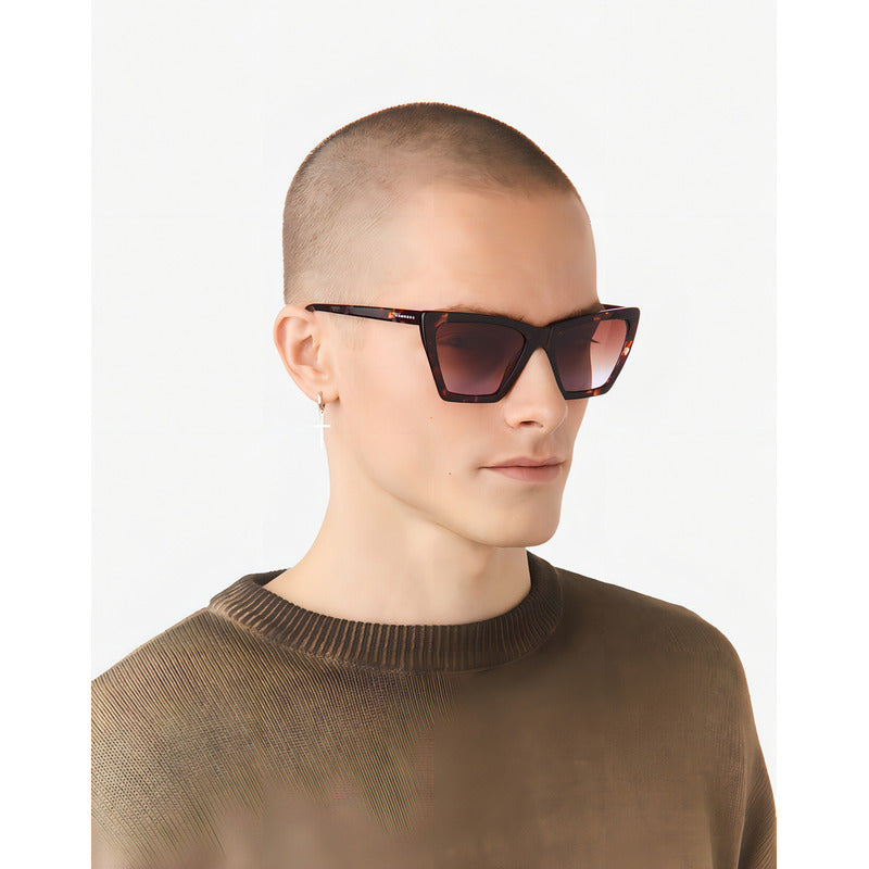 Lentes De Sol - Hawkers - Flush - Carey Lilac Carey, Lila Marrón, Lila